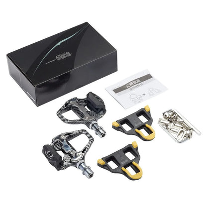 RACEWORK Carbon Fiber Road Bike Pedals Ultra-Light SPD Keo Self-Locking Professional Cycling Pedals