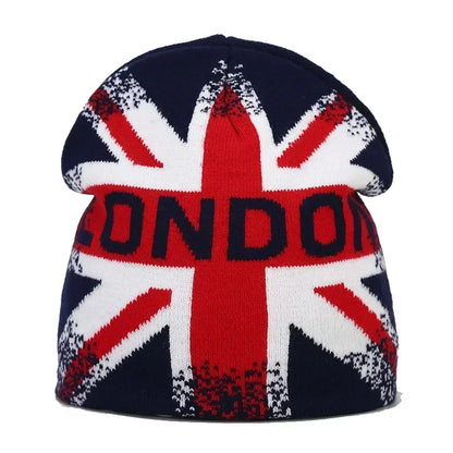 Y2K Letter Knitted Beanie Cap – Unisex Winter Autumn Warm Ski Skullcap, Hip Hop Streetwear Ear Cover Hat for Men & Women