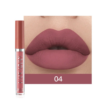 HANDAIYAN 6-Piece Matte Lipstick Set – Waterproof, Long-Lasting, Non-Stick Cup Korean Makeup for Women