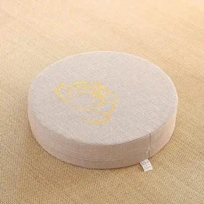 40x6cm Yoga Meditation Cushion – Firm PEP Backrest Pillow, Japanese Tatami Mat, Removable & Washable