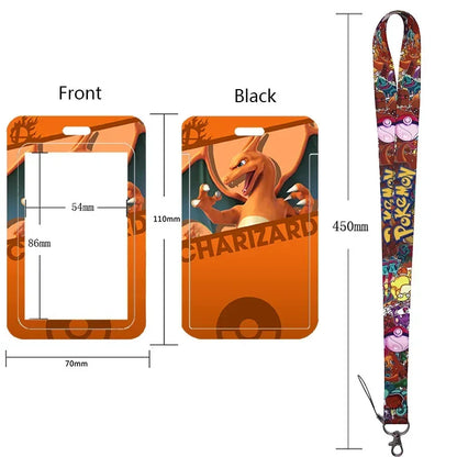 Pikachu Neck Strap Lanyard for Keys – ID Badge Holder, Keychain, Key Rings, Fashion Accessory Gift