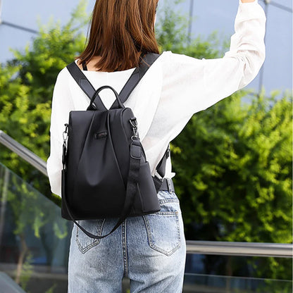 Fashionable Large Capacity Travel Backpack with Anti-Theft Features - MW