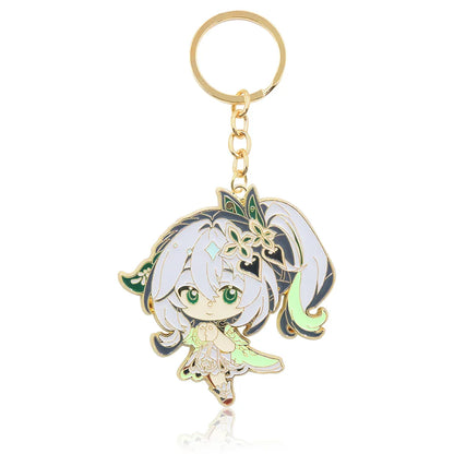 Genshin Impact Venti Eye Keychain 1:1 – Luminous Anime Cosplay Key Ring Backpack Pendant Gaming Accessories Gift