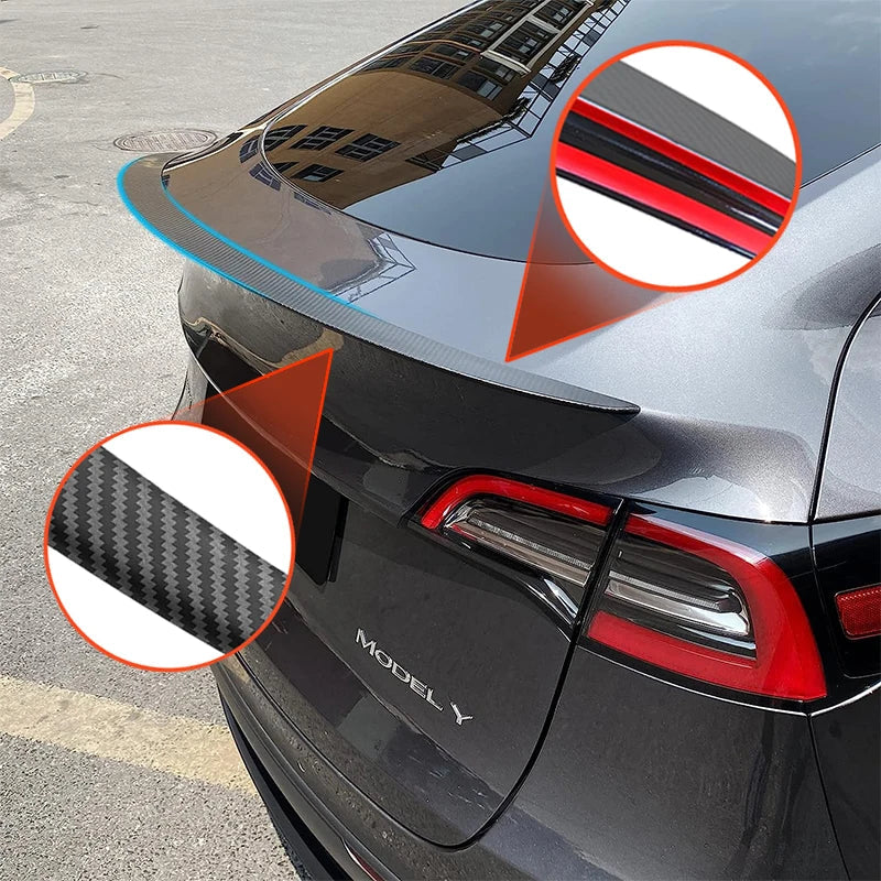 Tesla Spoiler Wing for Model Y & Model 3 Highland 2024 – ABS Rear Spoiler Accessory for Tesla 3/Y 2017–2024