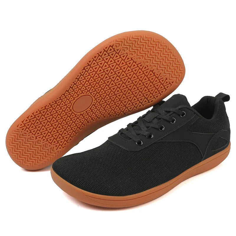 Men’s Minimalist Barefoot Walking Shoes – Breathable Wide Sports Sneakers for Gym, Office & Leisure
