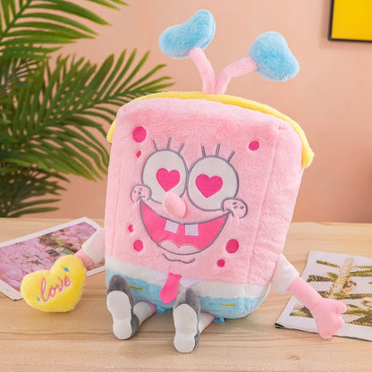 40cm Spongebob Squarepants Patrick Star Plush Toy – Pink Kawaii Cartoon Cosplay Doll, Birthday Gift for Kids, Girls & Boys