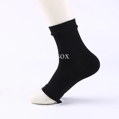 Compression Foot Sleeves - Unisex Ankle Support Socks for Circulation, Swelling Relief & Fatigue