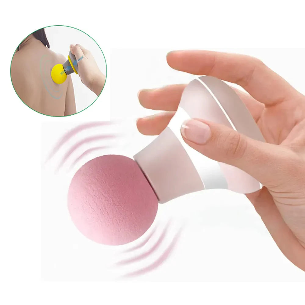 Electric Mini Handheld Massage Gun: 6-Speed Vibration Fitness Massager - Relieve Fatigue and Pain, Personal Care Body Massager
