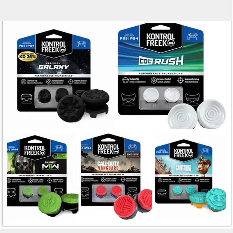 KontrolFreek FPS Freek Galaxy for PlayStation: Elevate Your Gaming with High-Rise Analog Stick Performance - Compatible with PS4 and PS5 Controllers!