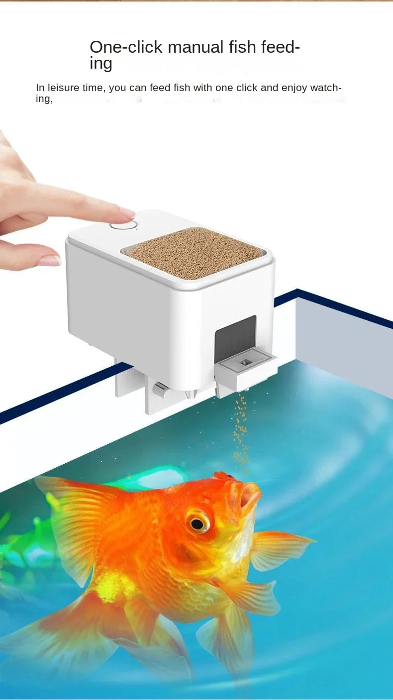 Automatic Aquarium Fish Tank Feeder – WiFi Wireless Smart App & Voice Control with Timing & Remote Feeding