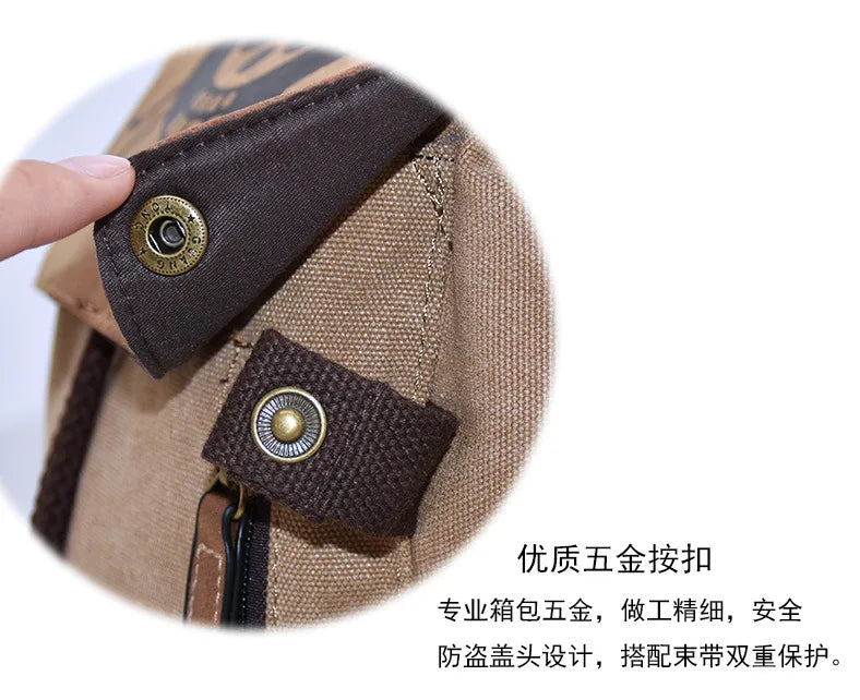 One Piece Anime Backpack – Kawaii Boys Canvas School Bag with Drawstring, Large Capacity Student Gift