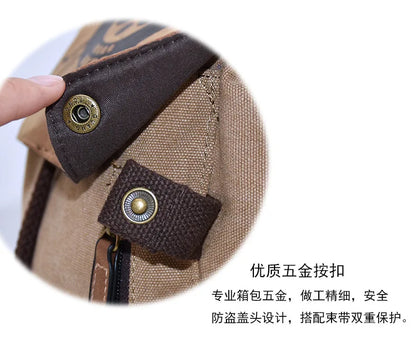 One Piece Anime Backpack – Kawaii Boys Canvas School Bag with Drawstring, Large Capacity Student Gift