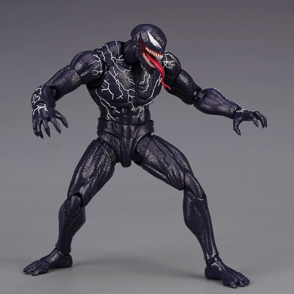 Venom Amazing Yamaguchi Action Figure — Joint Movable Face-Change Collectible Model Toy for Kids Gift
