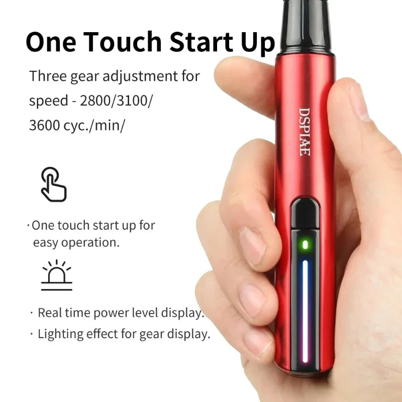USB Electric Reciprocating Sander Pen – Mini Sanding Tool with 3 Heads & Self-Adhesive Sandpaper for Precision Craft Work