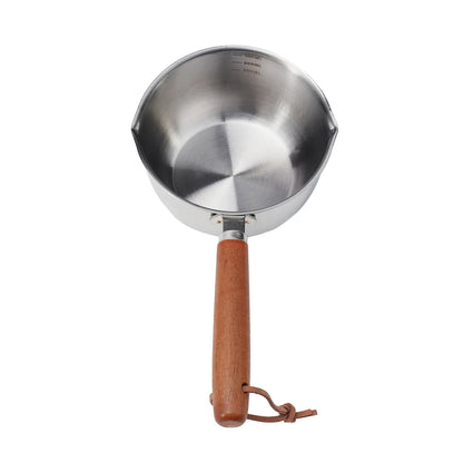 Stainless Steel Saucepan – Hot Oil & Milk Pan for Boiling, Melting & Kitchen Cooking