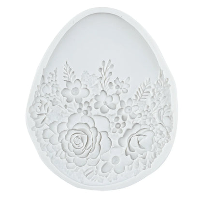 Easter Silicone Molds – Egg & Flower Fondant, Cake Decorating, Cupcake Topper, Chocolate, Candy, and Resin Craft Mold