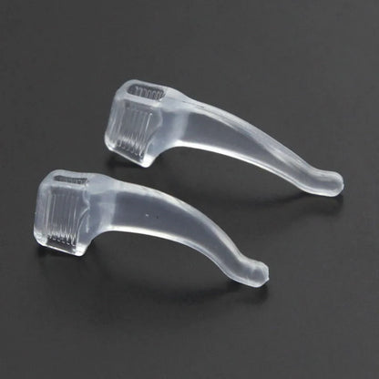 Soft Silicone Ear Hook: Anti-Slip Glasses Leg Grip & Holder Bracket - Transparent Eyewear Accessories for Secure Fit