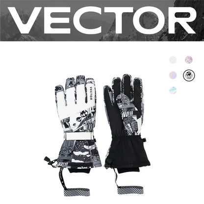 2-in-1 Extra Thick Ski Gloves – Waterproof, Windproof Winter Mittens for Men & Women