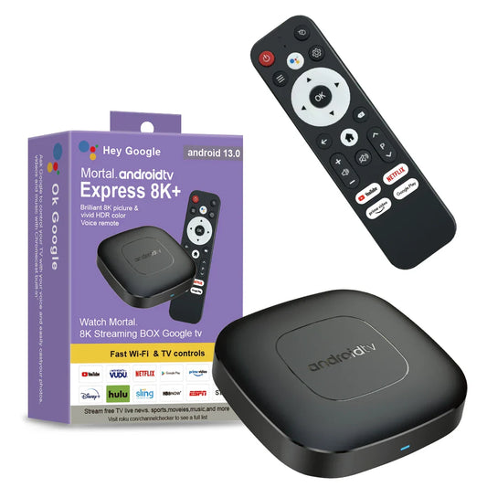 Android 13 Smart Home Theater TV Box – Allwinner H313, Google Assistant, Netflix Streaming, Bluetooth Media Player, 2GB/16GB, 2.4G/5G Wifi, T1
