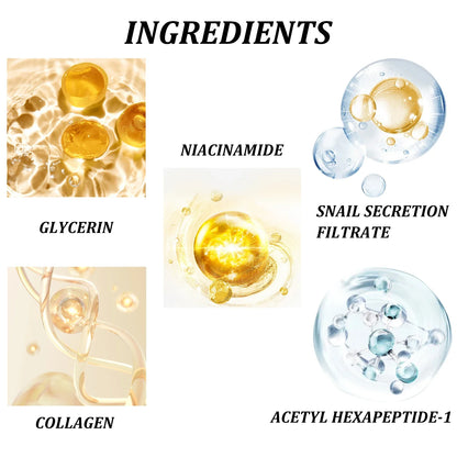 Snail Collagen Eye Cream Stick — Anti-Wrinkle, Dark Circle Remover, Firming & Moisturizing Eye Care for Puffiness and Fine Lines
