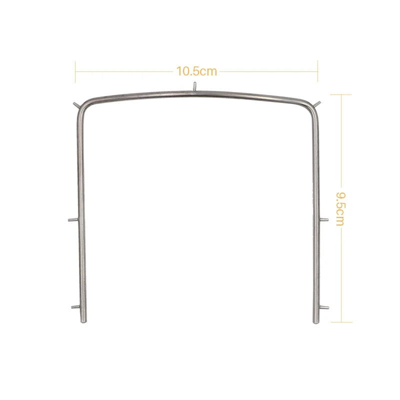 Stainless Steel Rubber Dam Frame Holder – Autoclavable Dental Instrument for Lab Supplies
