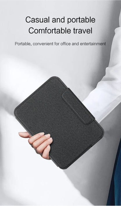 HUWEI Magic Keyboard Case for Lenovo LEGION Y700 2023 8.8" TB-320F 2nd Gen Tablet Cover with TouchPad & Backlit Keyboard