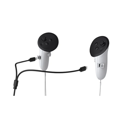 B04C Charging Base for Meta Quest 3/3S VR Headset – Handle Contact Seat with LED Light Bar