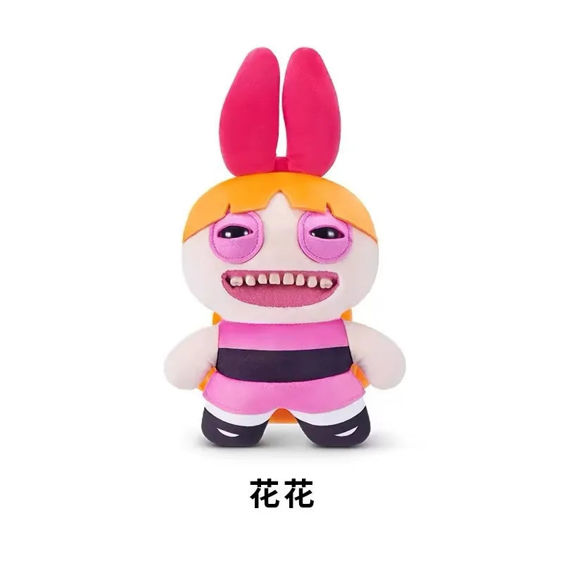 Funny Fangs Monster Plush Toy - Soft Fluffy Cartoon Stuffed Doll & Collectible Gift