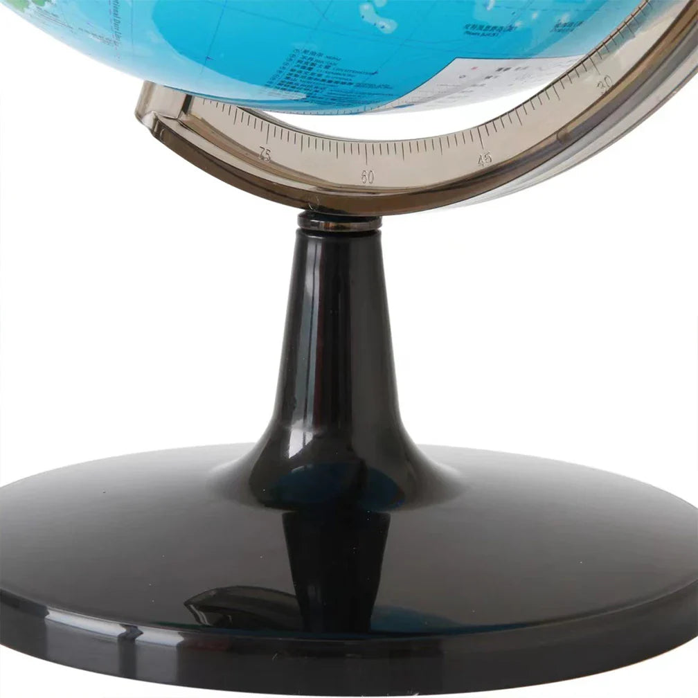 360-Degree Rotating Globe – Educational World Map for Students, Geography Teaching Aid & Kids Learning (30x21.5cm)