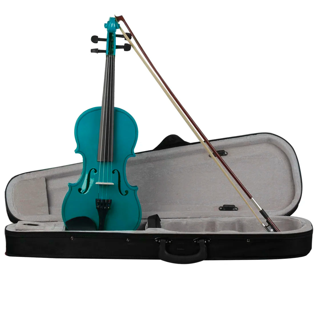IRIN Acoustic Violin V-10 - Solid Wood Fiddle String Instrument Set with Case, Bow & Accessories for Beginners and Students