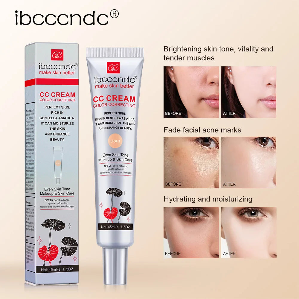 Erborian Waterproof CC Cream for Women - Moisturizing, Anti-Sweat, and Long-Lasting Makeup Protection Before Concealer