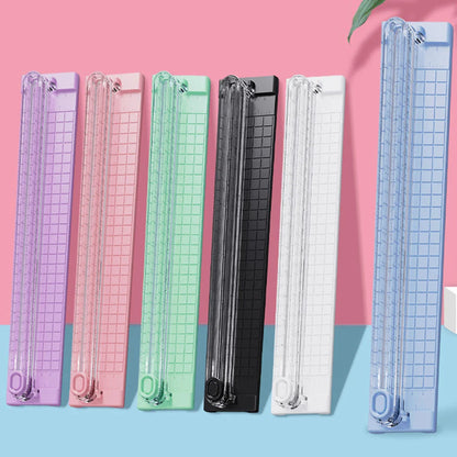 Portable A3/A4 Paper Cutter Trimmer – Manual Cutting Tool for School, Home, and Office, Durable Plastic Design