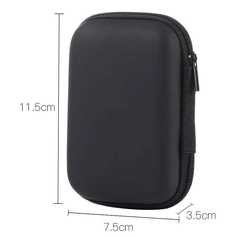 Sundries Travel Storage Bag – Zipper Case for Earphones, Portable Cable Organizer, Electronics Charging Storage