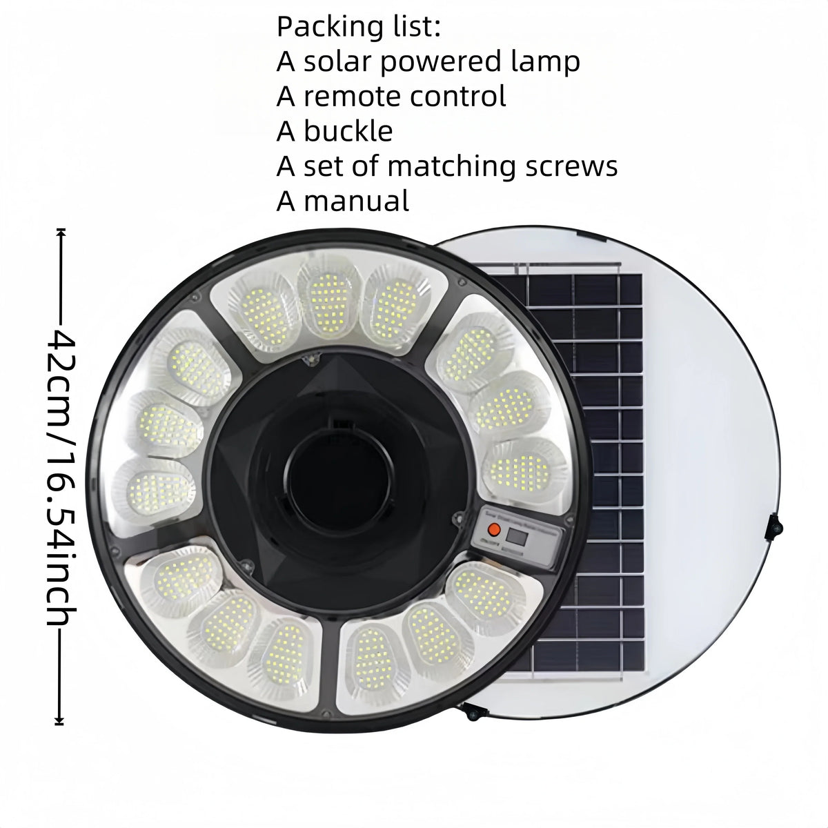 Solar Lamp Post Light - 78-Inch Outdoor Garden Pole Lamp with Removable Head and IP67 Waterproof Design