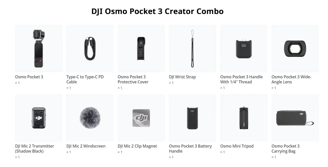 DJI Osmo Pocket 3 Gimbal Camera – 1" CMOS, Brand New, In Stock