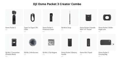 DJI Osmo Pocket 3 Gimbal Camera – 1" CMOS, Brand New, In Stock