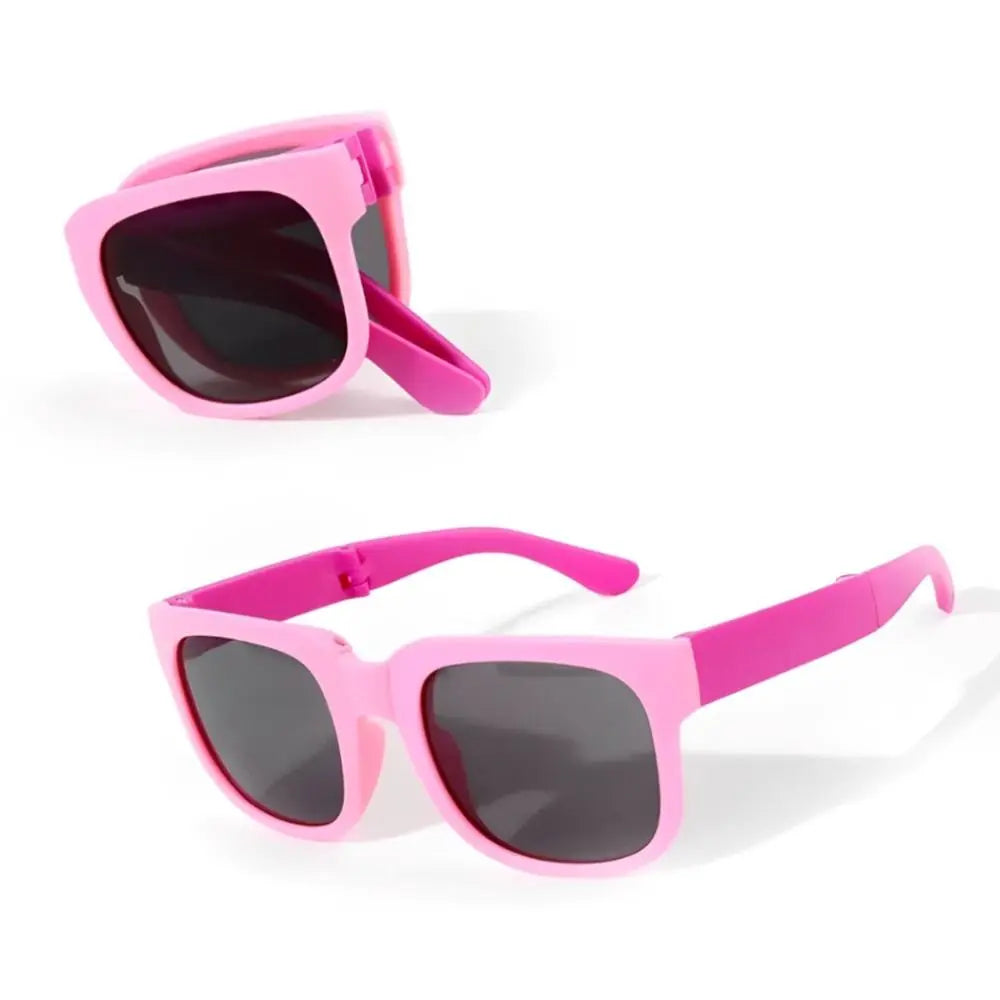 Square Frame Kids Sunglasses – UV400 Foldable Outdoor Eyewear for Toddler Boys & Girls