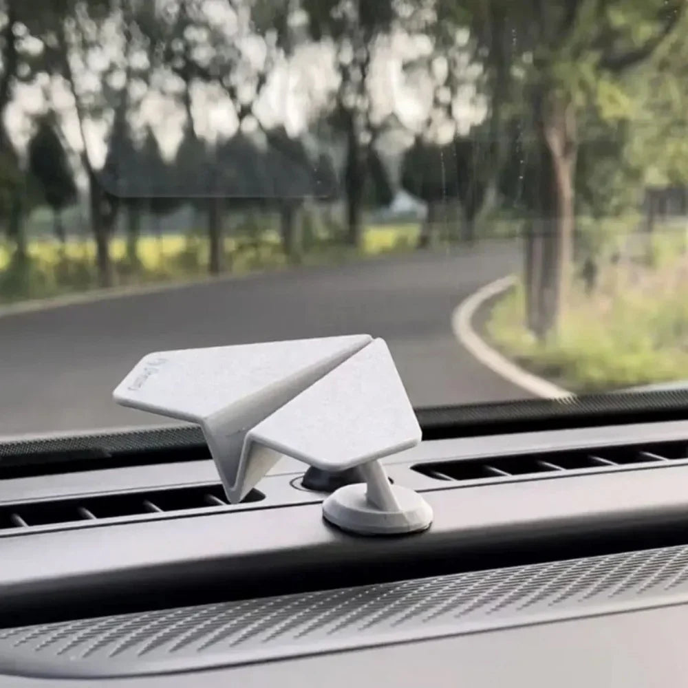 Auto Turning Airplane Model Decor – Rotating Car Dashboard Ornament for Interior & Center Console Decoration