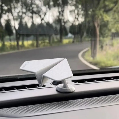 Auto Turning Airplane Model Decor – Rotating Car Dashboard Ornament for Interior & Center Console Decoration