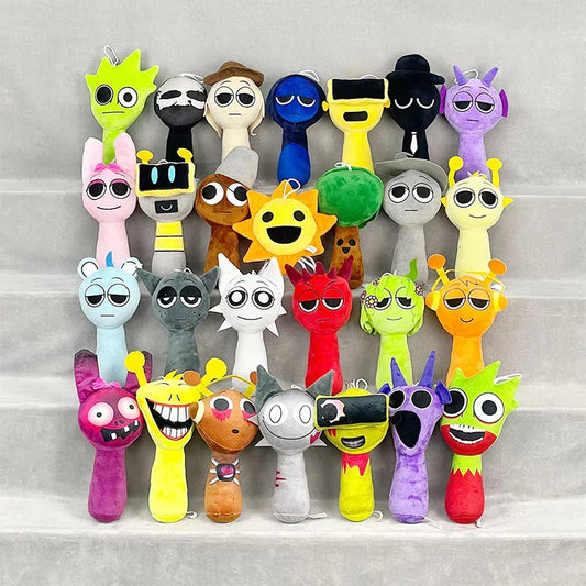 Sprunki Plush Toy — Incredibox Cartoon Pillow Doll, Stuffed Plush for Kids, Birthday & Christmas Gift