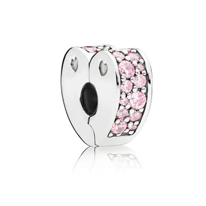 Europe 925 Silver Family Charm Pendant - Boy, Girl, Mom & Sisters Bead for Pandora Bracelet, Sparkling Dangle Jewelry