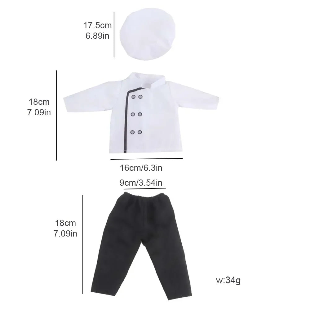 Doll Clothing Set – Firefighter, Student, Graduation, Artist & Athlete Outfits for 18-Inch American & 43cm Baby Newborn OG Girl Dolls