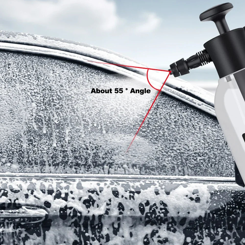 2L Handheld Foam Sprayer – Car Wash Air Pressure Watering Can, Plastic Disinfection & Cleaning Tool