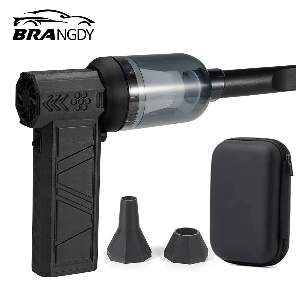 Jet Dry Mini Blower 2024 Upgraded Model – 2 in 1 Powerful Handheld Vacuum Cleaner & Violent Fan Jet Blower, Portable Mini Design