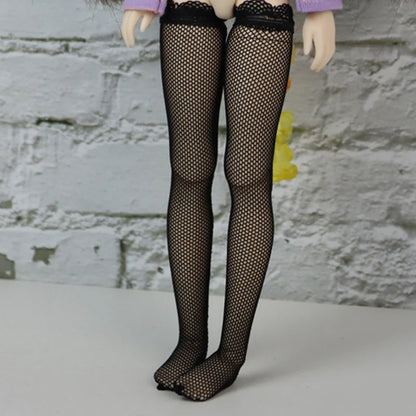 Blythe Doll Socks — Long Stockings in Black, White, Pink & Candy Colors for OB24, OB22, Azone Dolls
