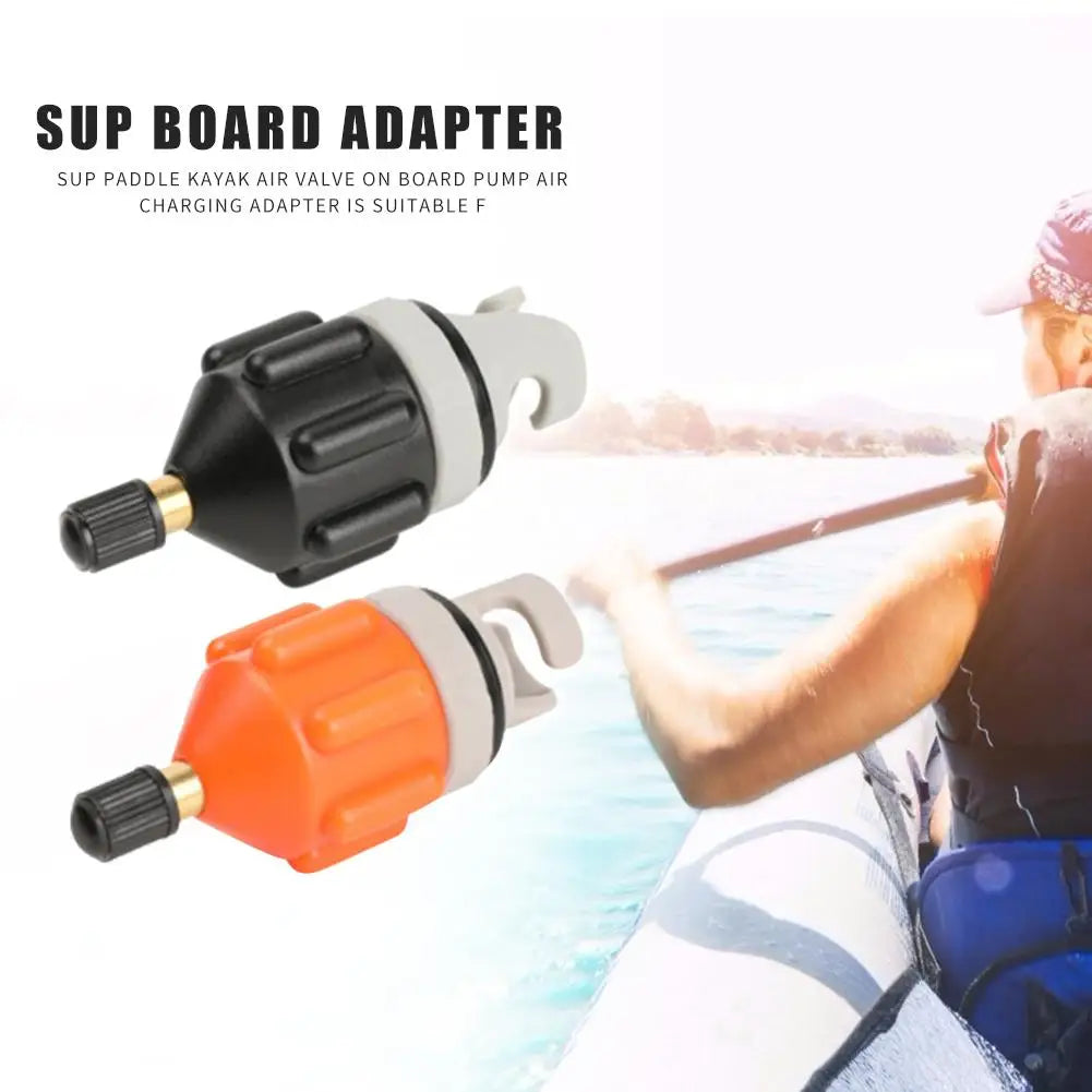 Hot Boat Air Valve Adapter – Durable Nylon Kayak Inflatable Pump Adapter for SUP Board, Wear-Resistant Rowing Accessory