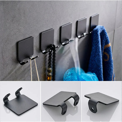 Hot Deal: Shaving Razor Holder - Alumium Wall Shelf with Storage Hook for Men's Shaving Accessories