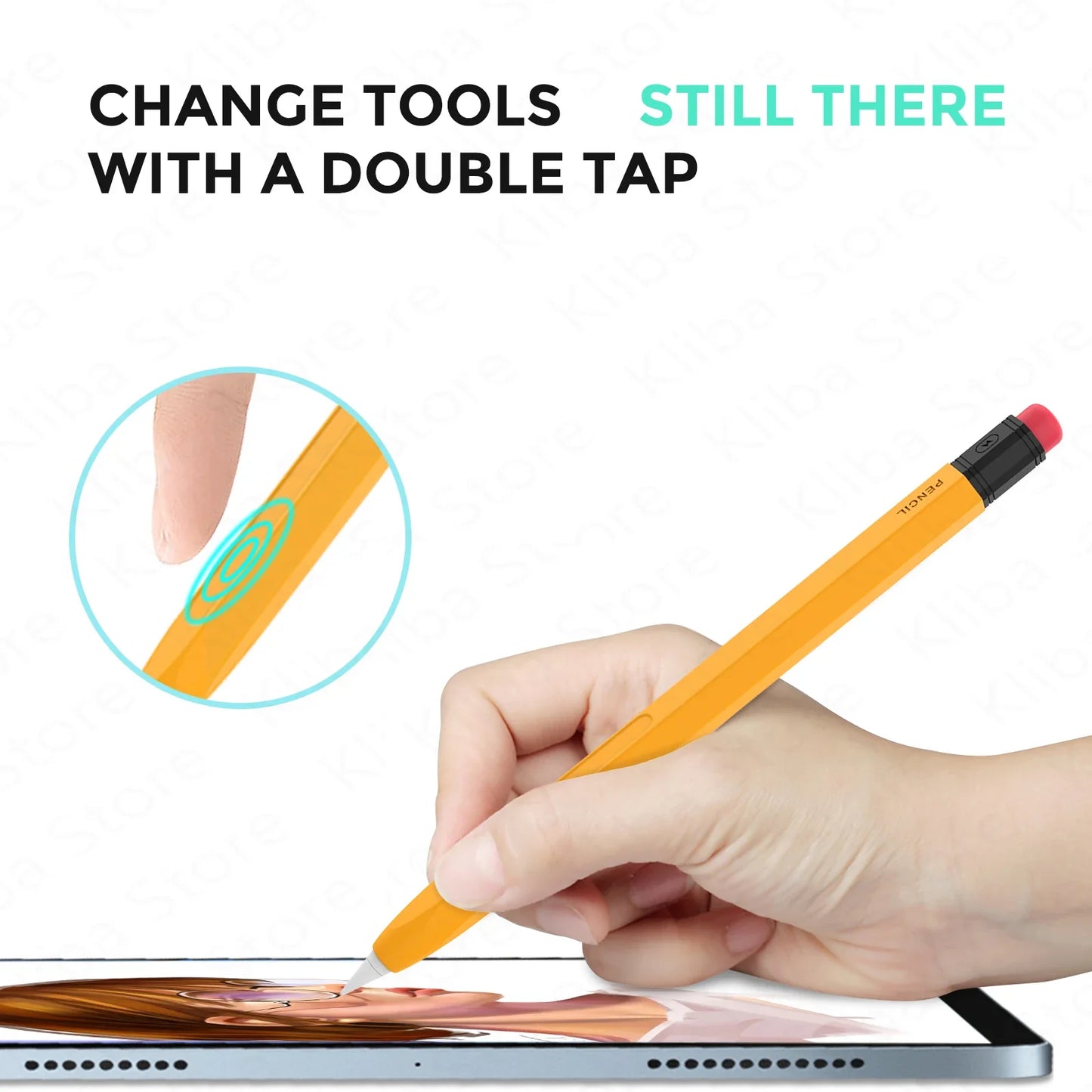 Apple Pencil 1 and 2 Case - Protective Sleeve Cover for iPad Tablet Touch Pen Stylus
