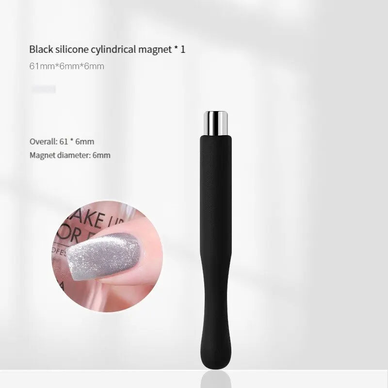 4PCS Magnetic Nail Art Tools - Stone Pattern Gel Magnet Sticks for Nail Enhancement