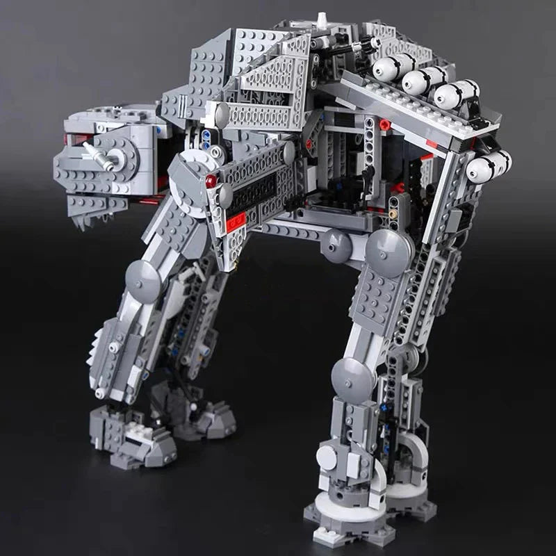HOT TOY 1376PCS Star Space Movie Assault Walker – Creative DIY Building Toy, Compatible with 75189 for Children's Birthday